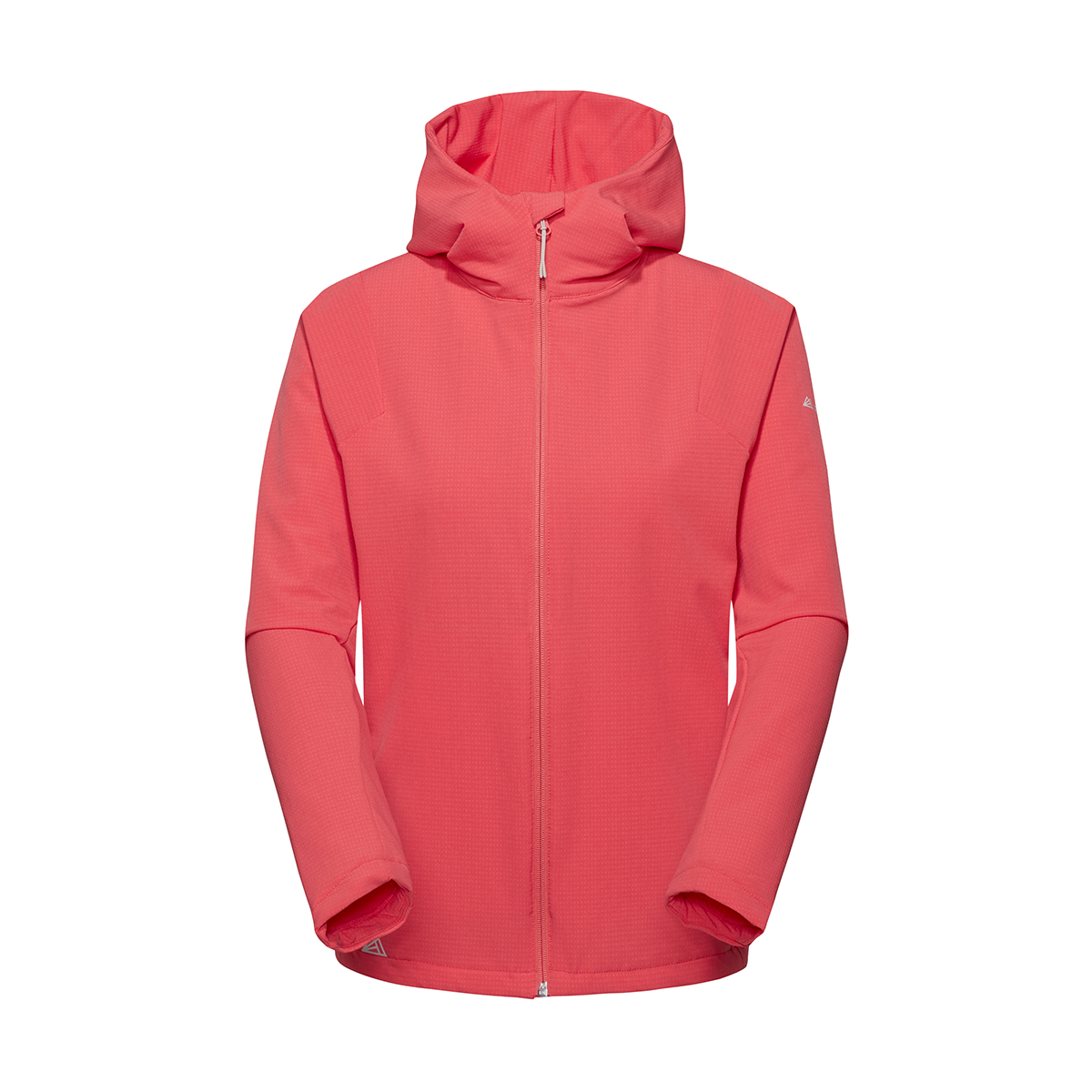 Veste à capuche en polaire tissée R4 pour femme | sorbet