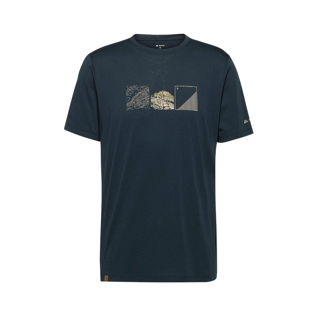 R5 Mint Map T-Shirt Men | navy