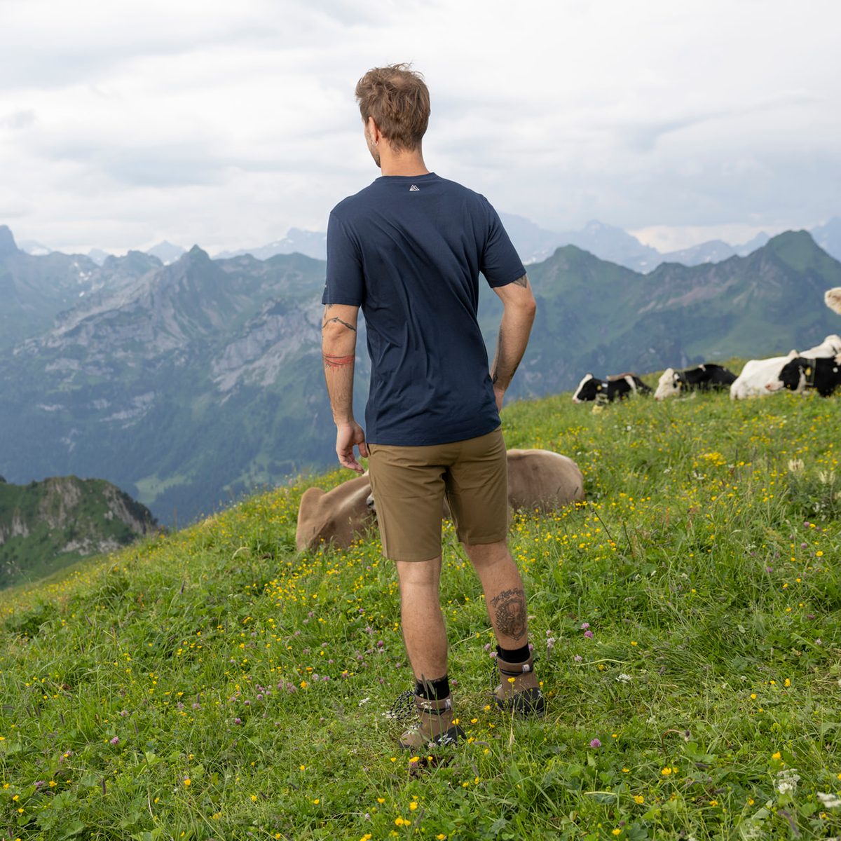 R5 Mint Map T-Shirt Men | navy