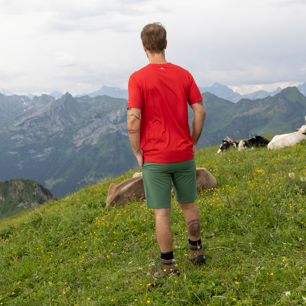 R5 Mint Map T-Shirt Men | signal red