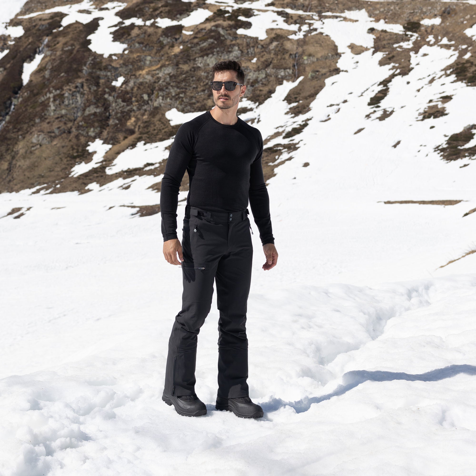 R2 Softshell Pants Men | black