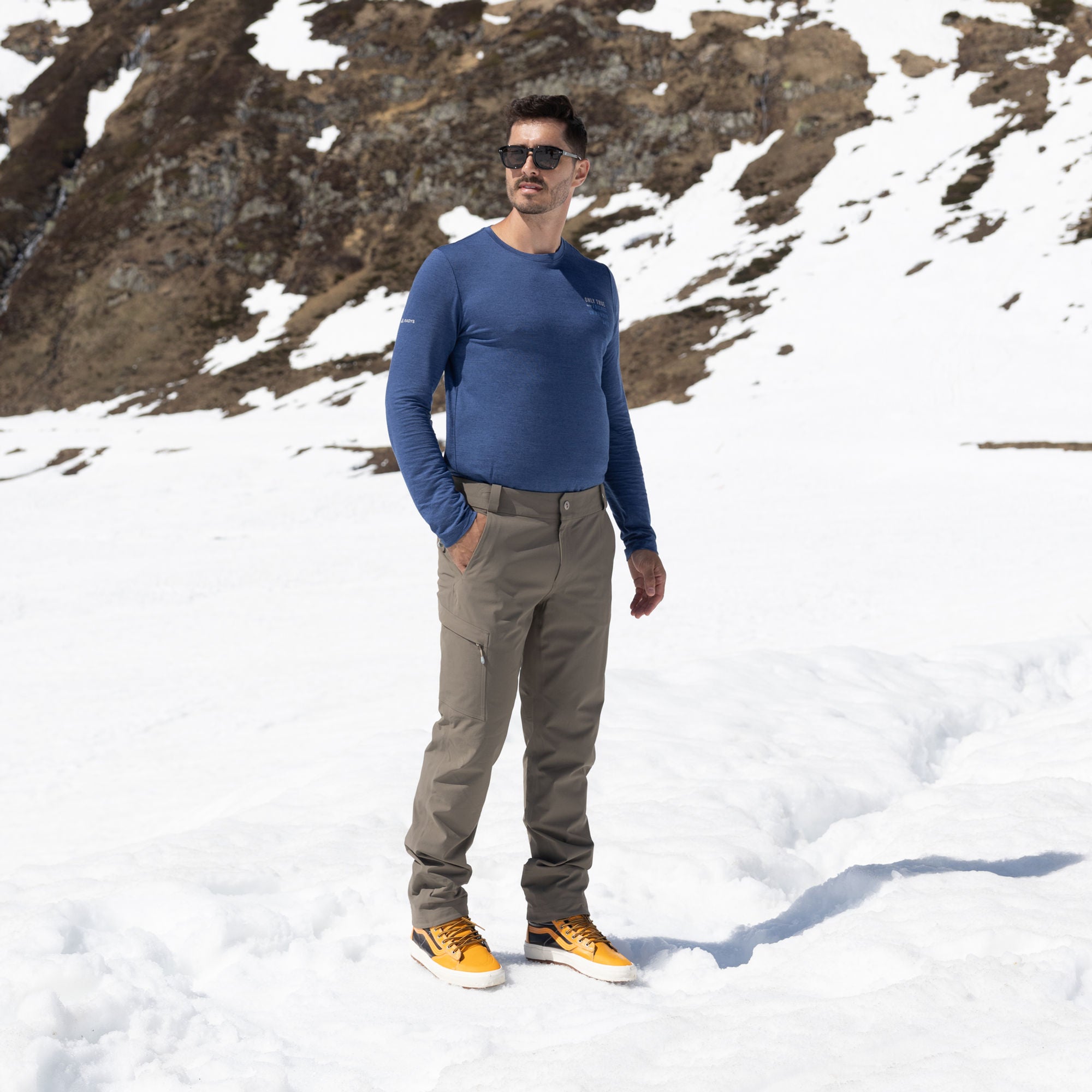R2 Winter Hiking Softshell Pan Men | ash