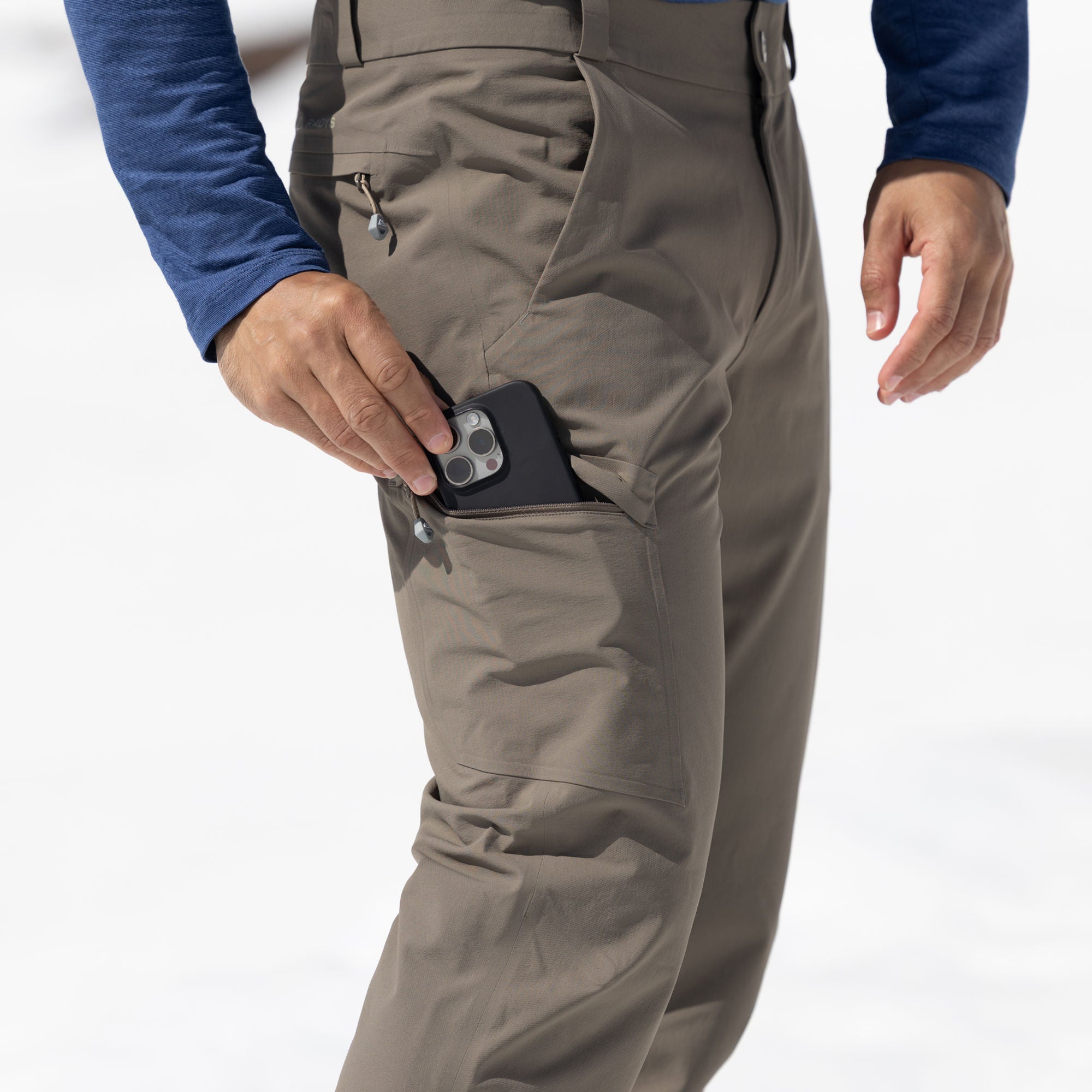 R2 Winter Hiking Softshell Pan Men | ash