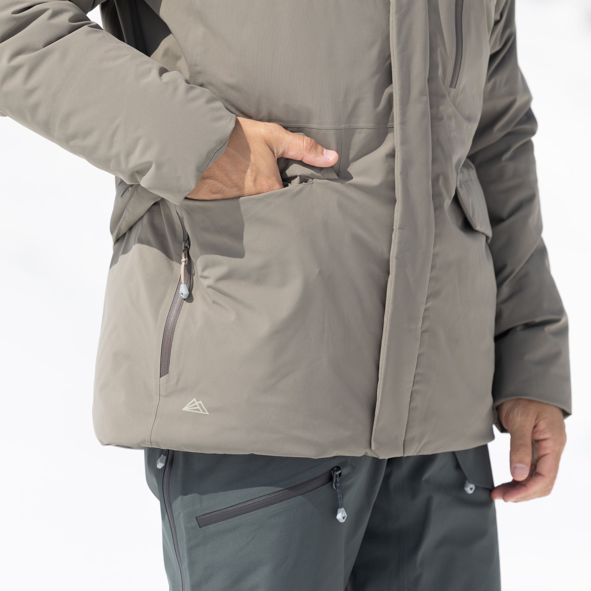 R1 Down Tech Jacket Men | ash
