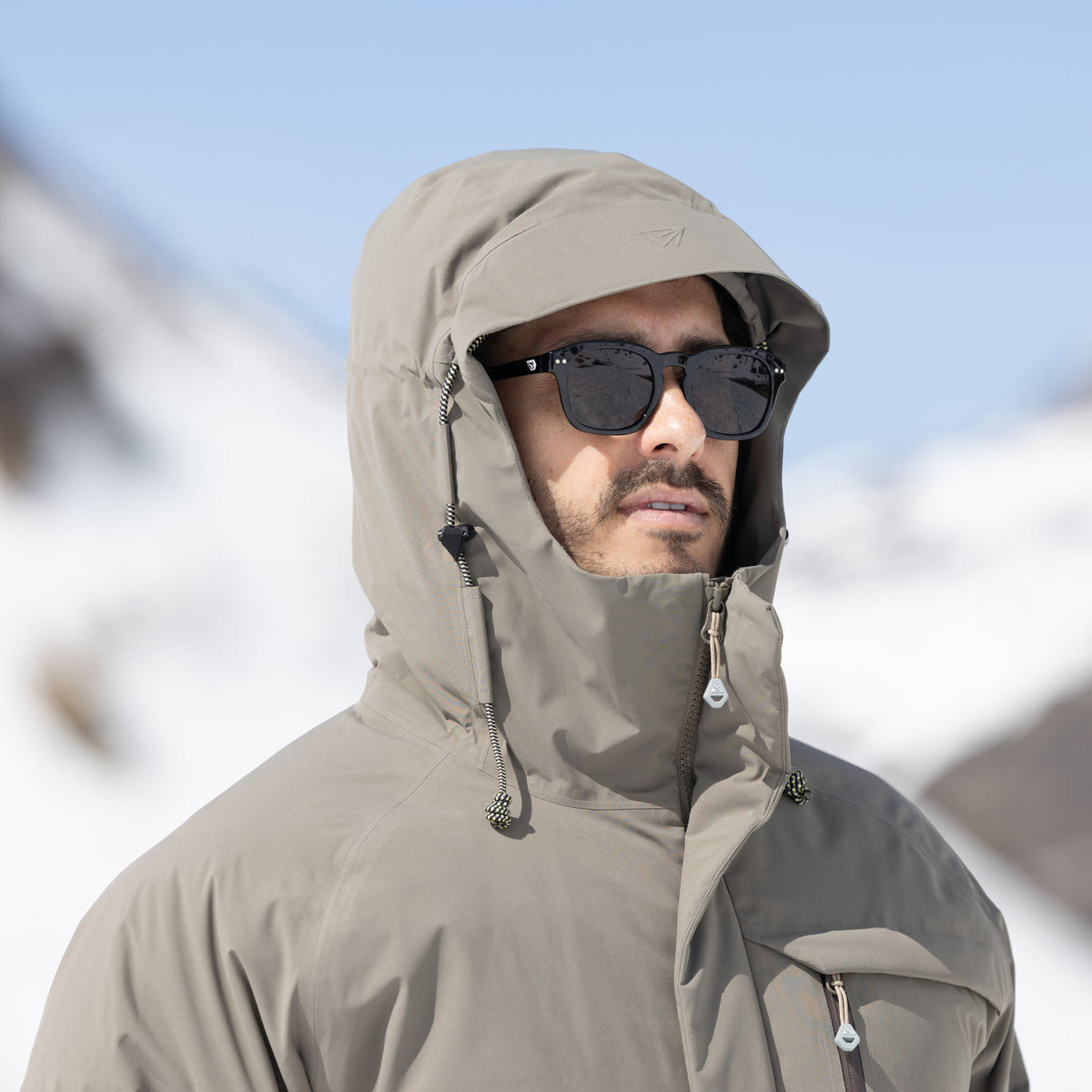 R1 Down Tech Jacket Men | ash