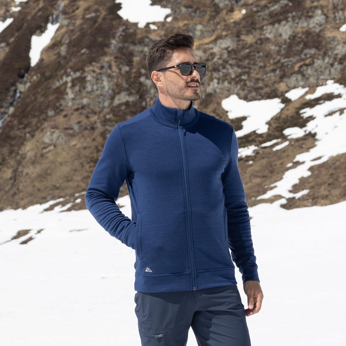 R4 Merino Fleece Jacket Men | yale blue