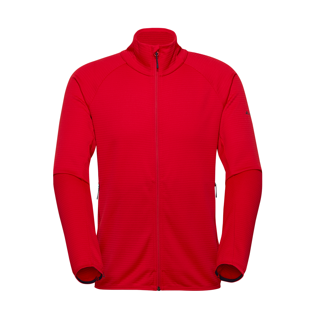 R4 Merino Waffle Jacket Men | signal red
