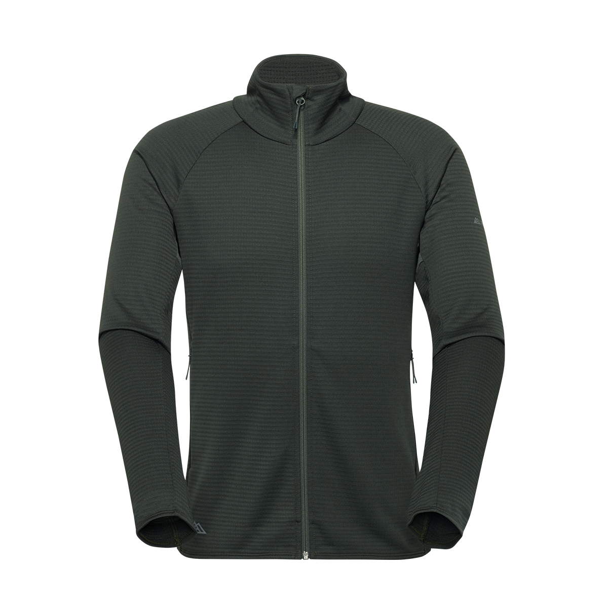 R4 Merino Waffle Jacket Men | thyme leaves