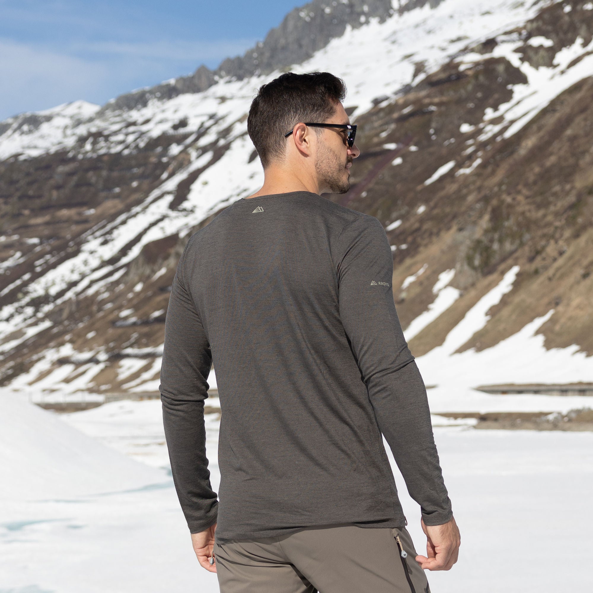 R5 Free Mountain Merino Shirt Men | ash