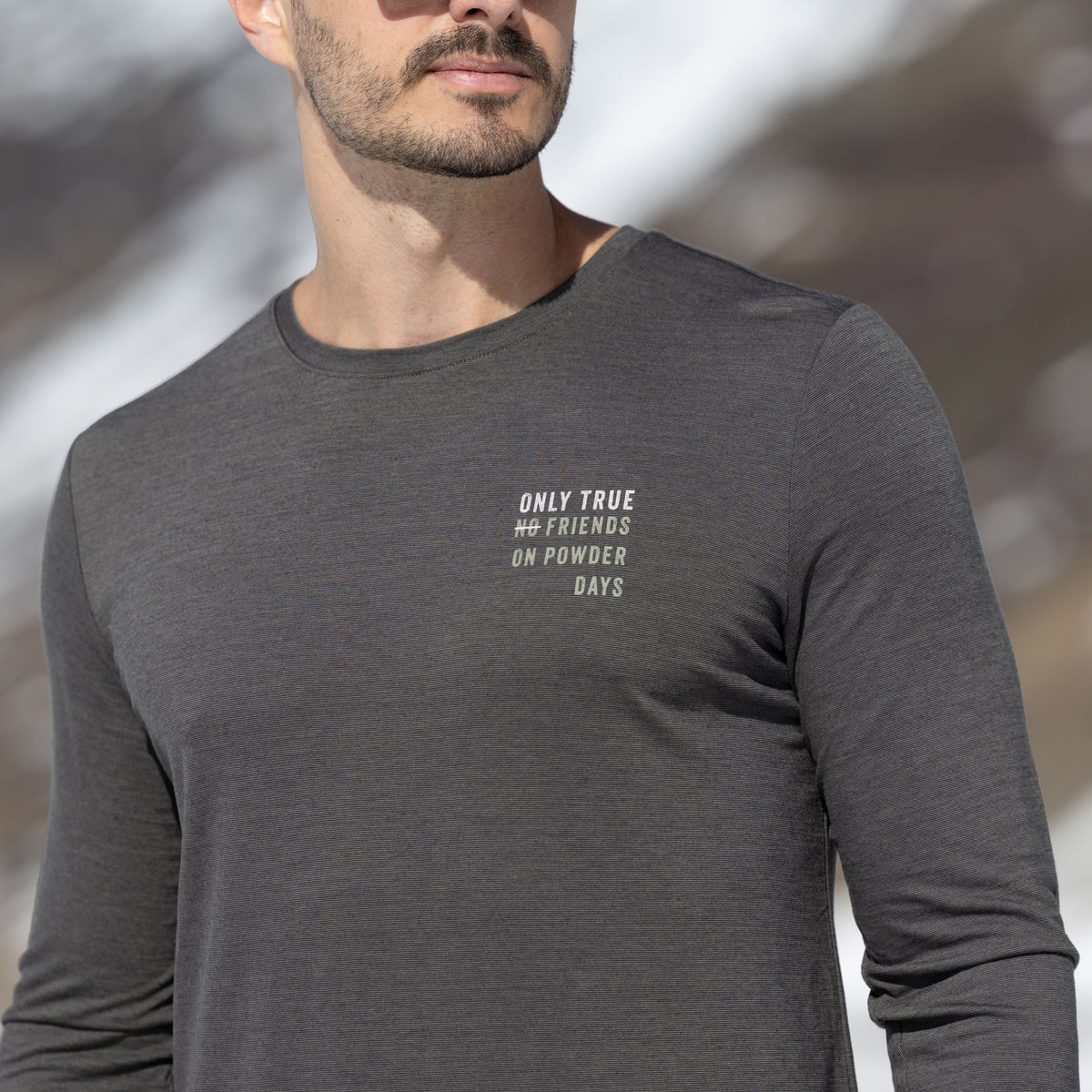 R5 Free Mountain Merino Shirt Men | ash