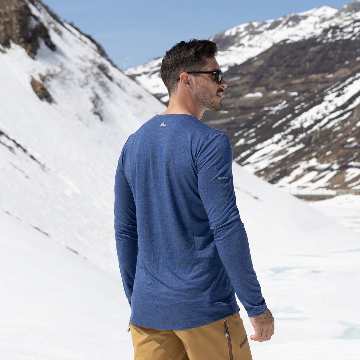 R5 Free Mountain Merino Shirt Men | yale blue
