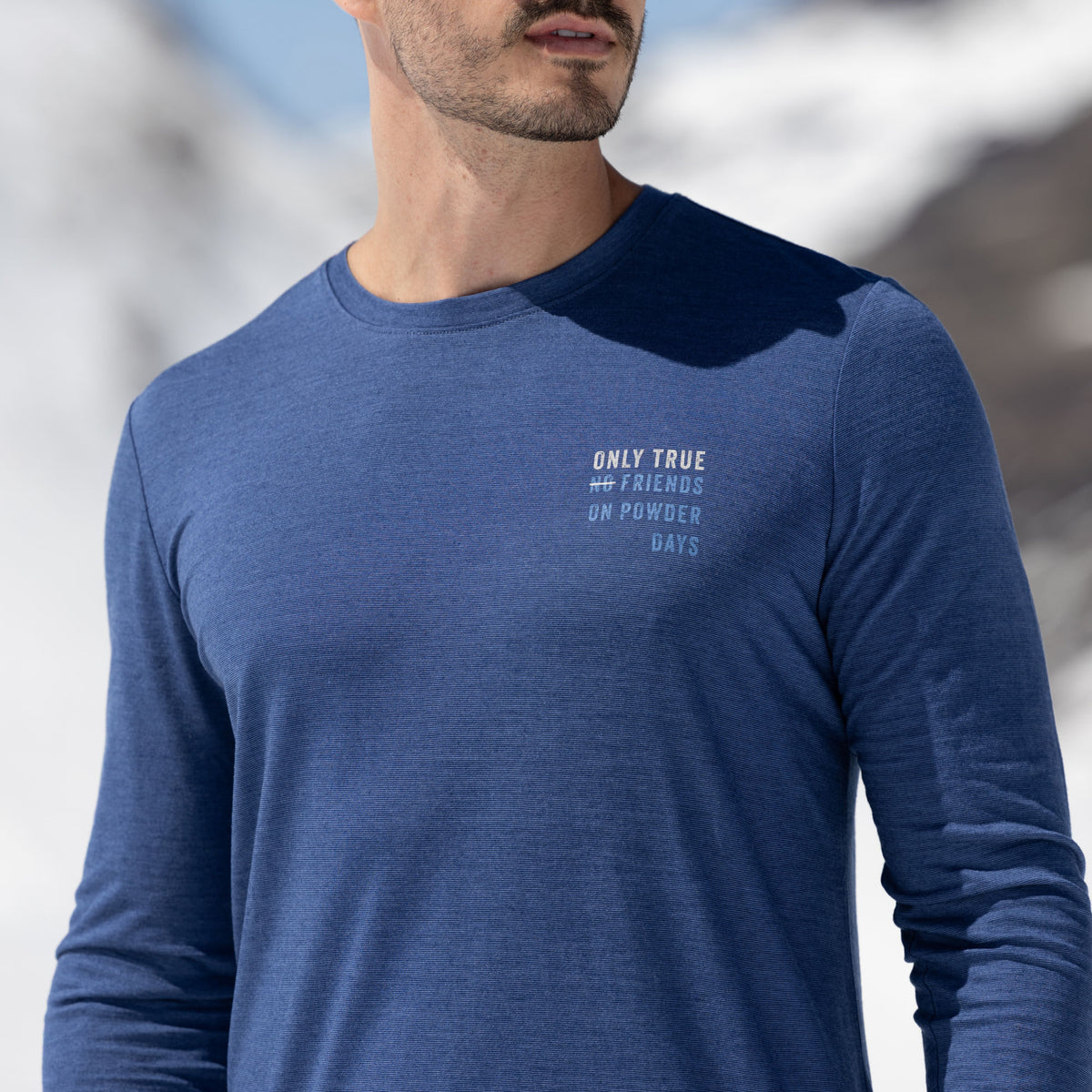 R5 Free Mountain Merino Shirt Men | yale blue