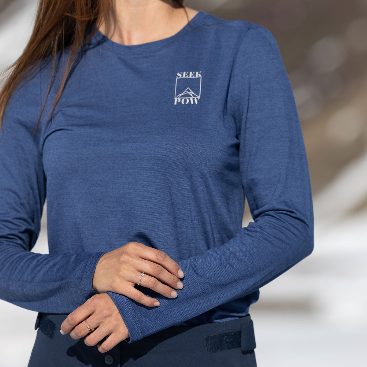 R5 Free Mountain Merino Shirt Women | yale blue