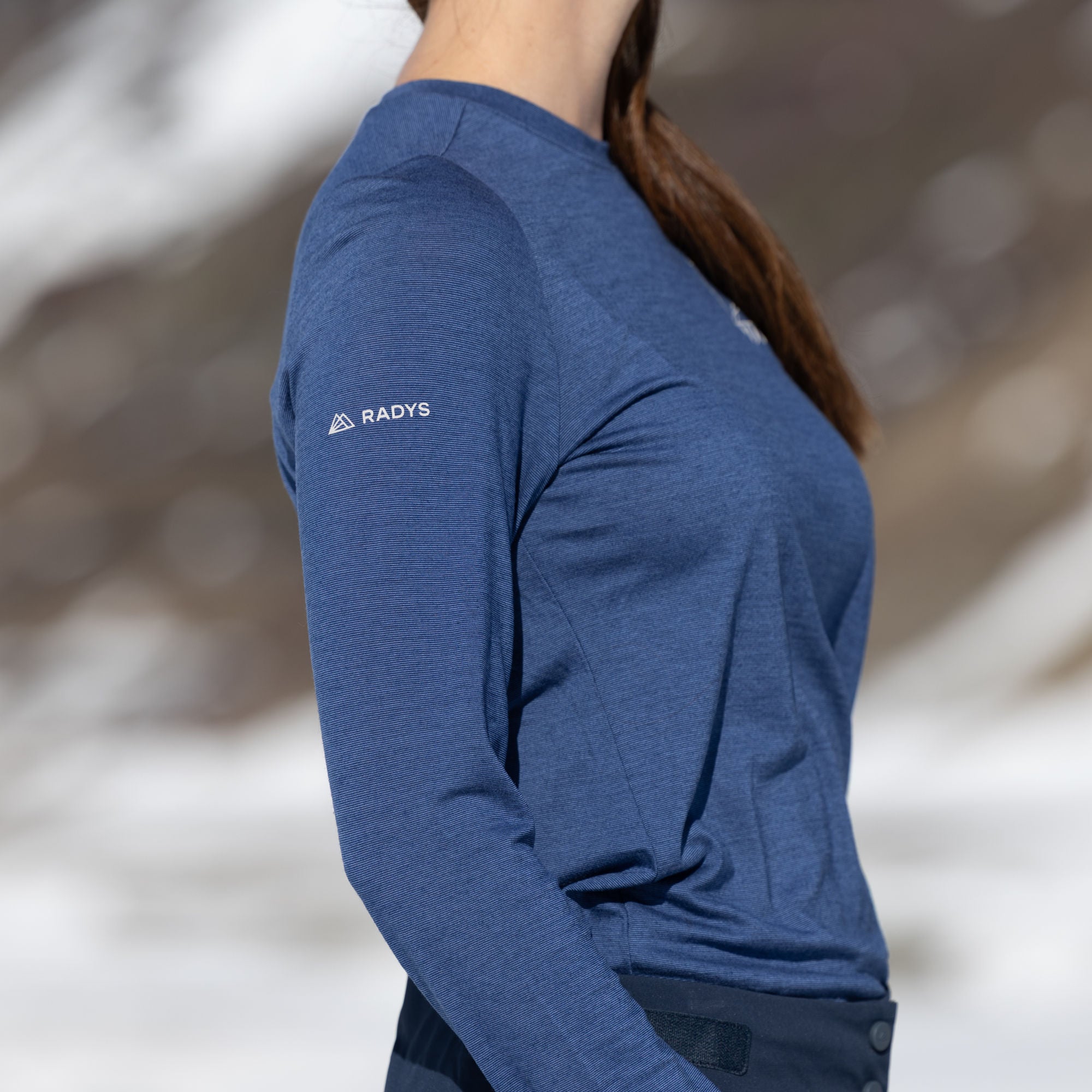 R5 Free Mountain Merino Shirt Women | yale blue