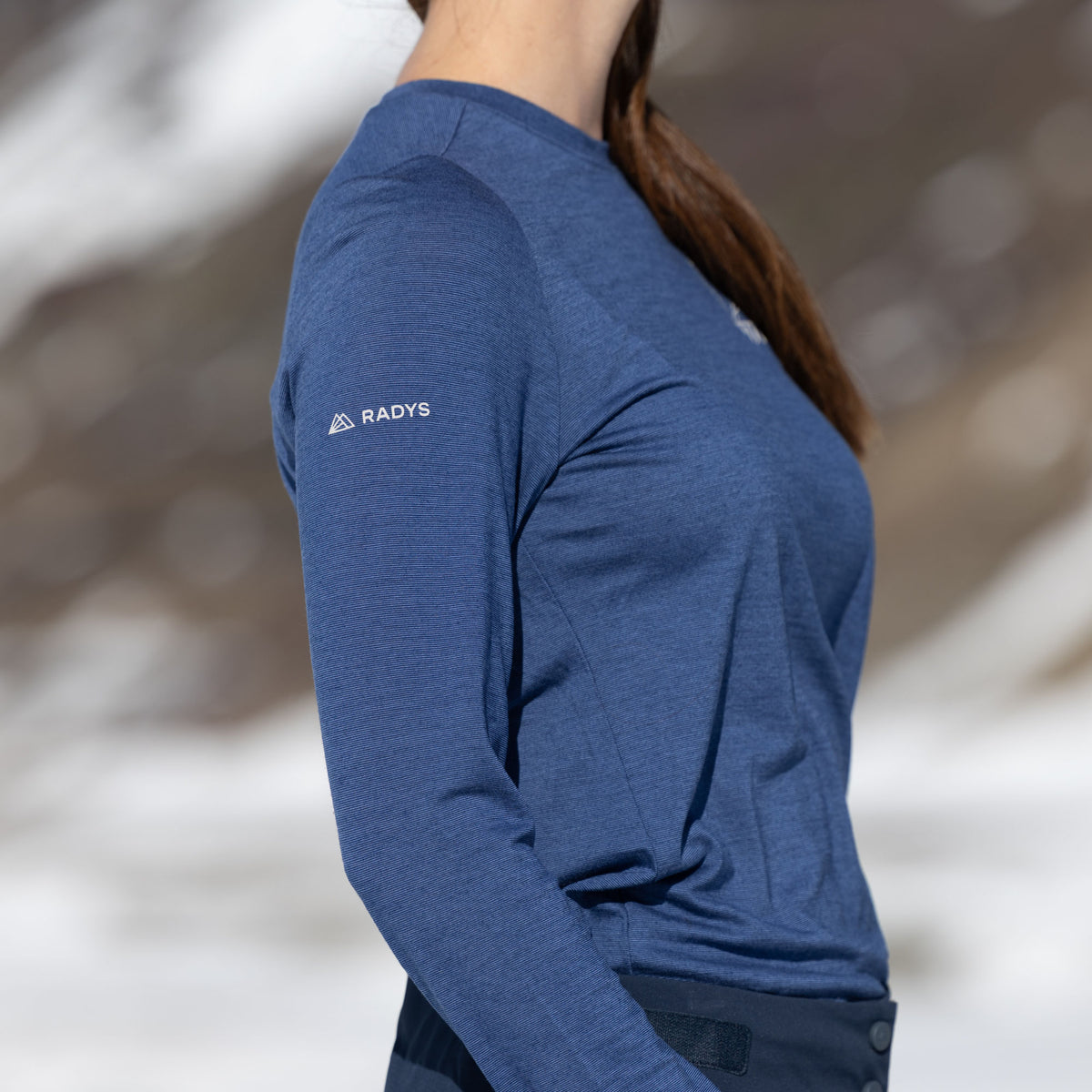 R5 Free Mountain Merino Shirt Women | yale blue