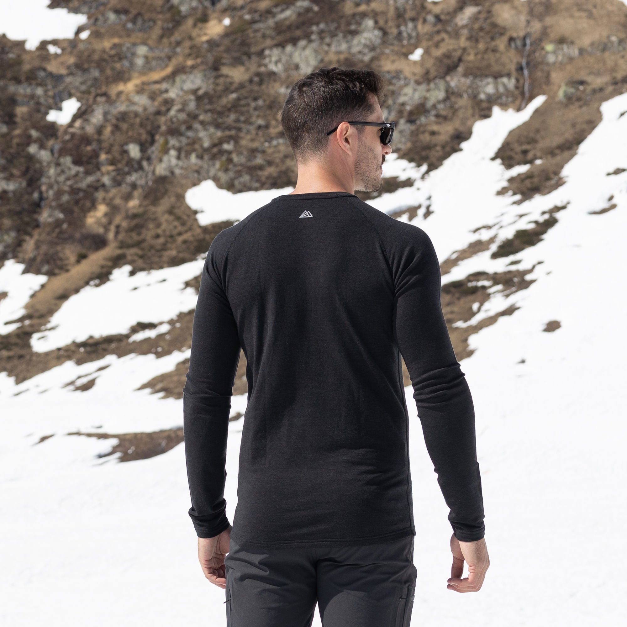 R5 Merino Shirt Long Men | black