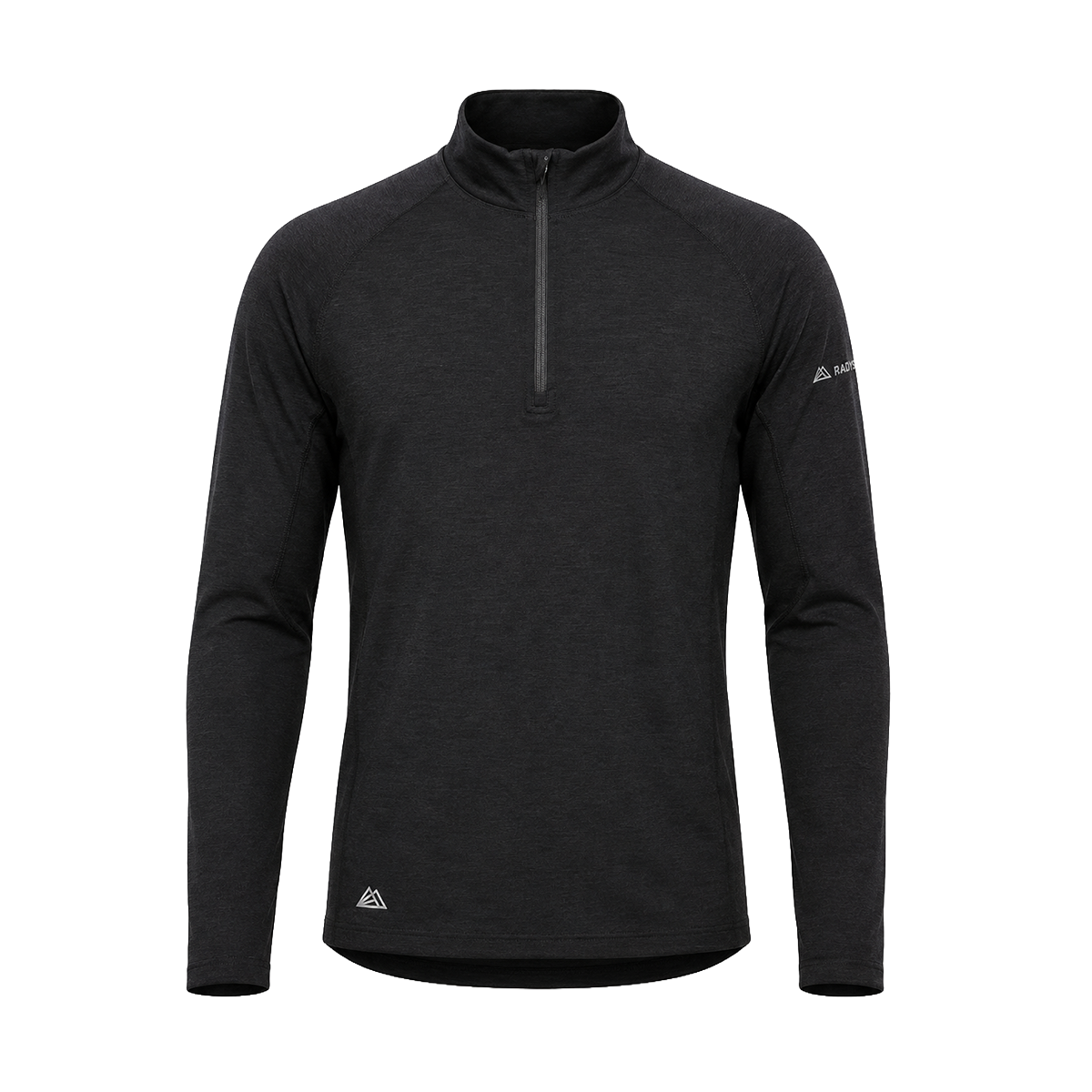 R5 Merino Zip Shirt Long Men | black