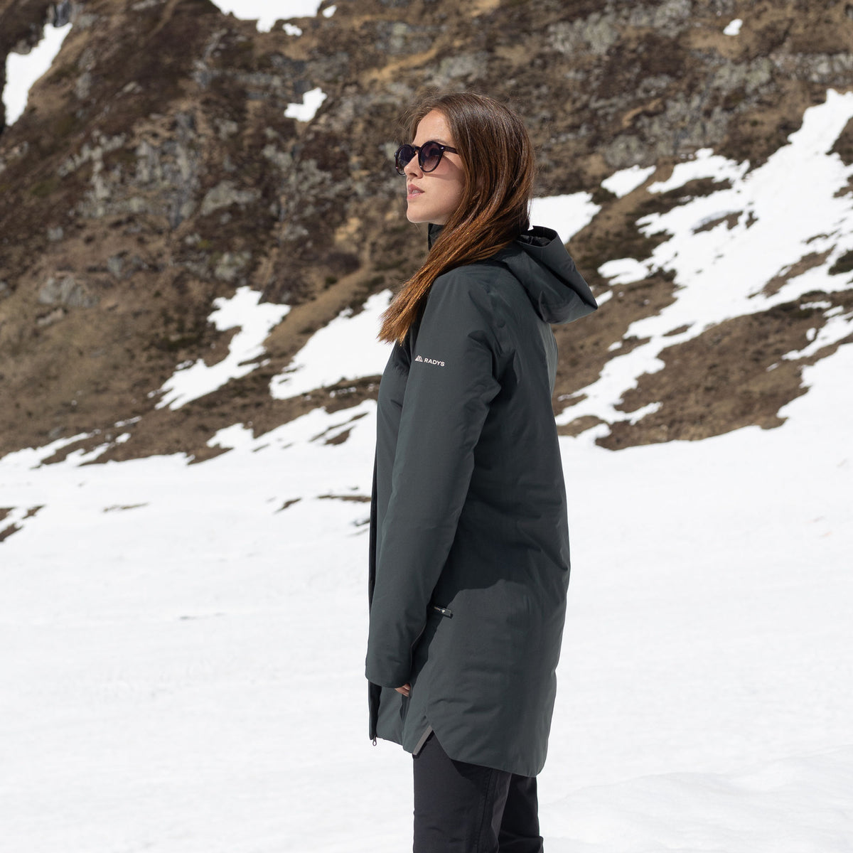 R1 Insulated Tech Coat Women | thyme leaves