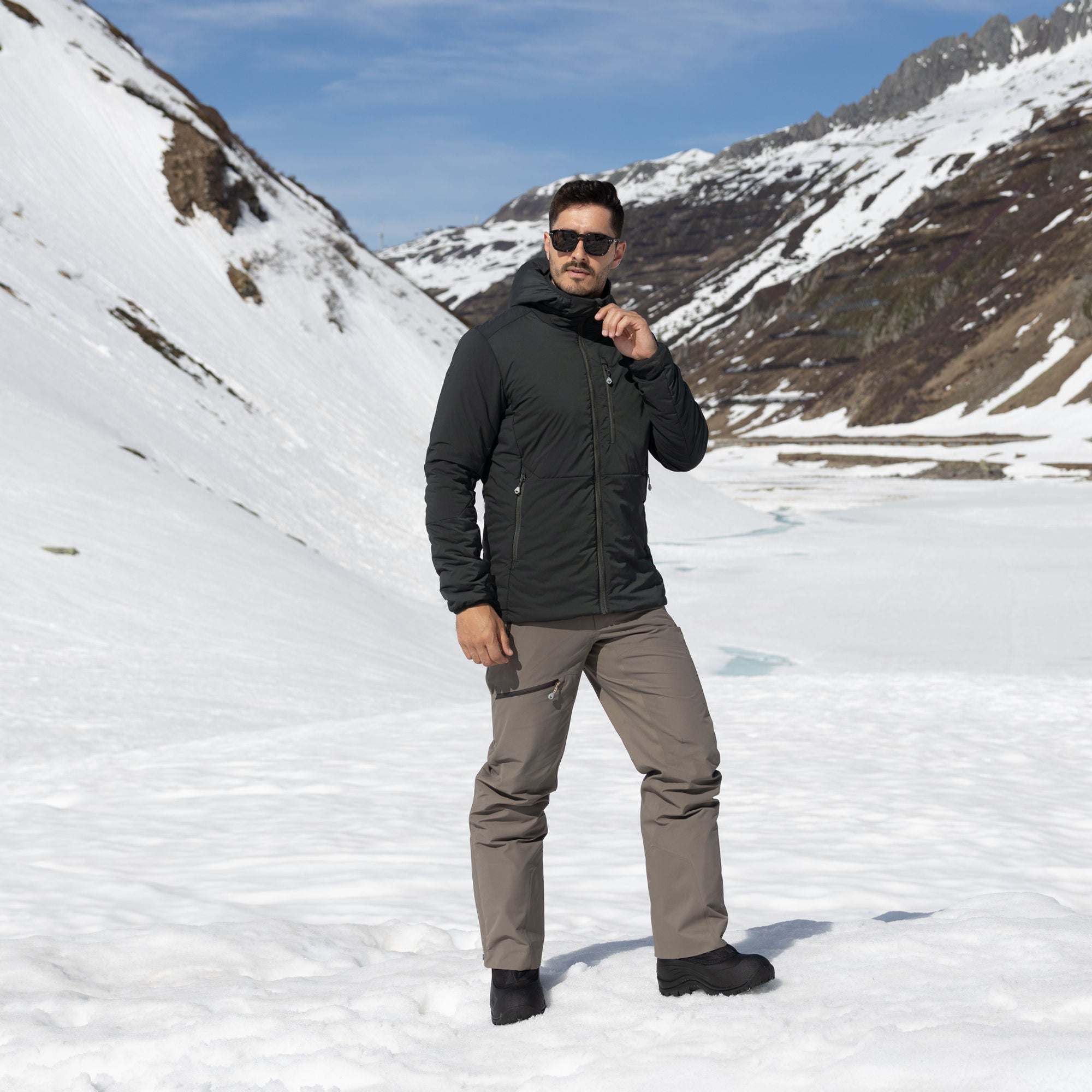 R3 Free Mountain IN Jacket Men | thyme leaves