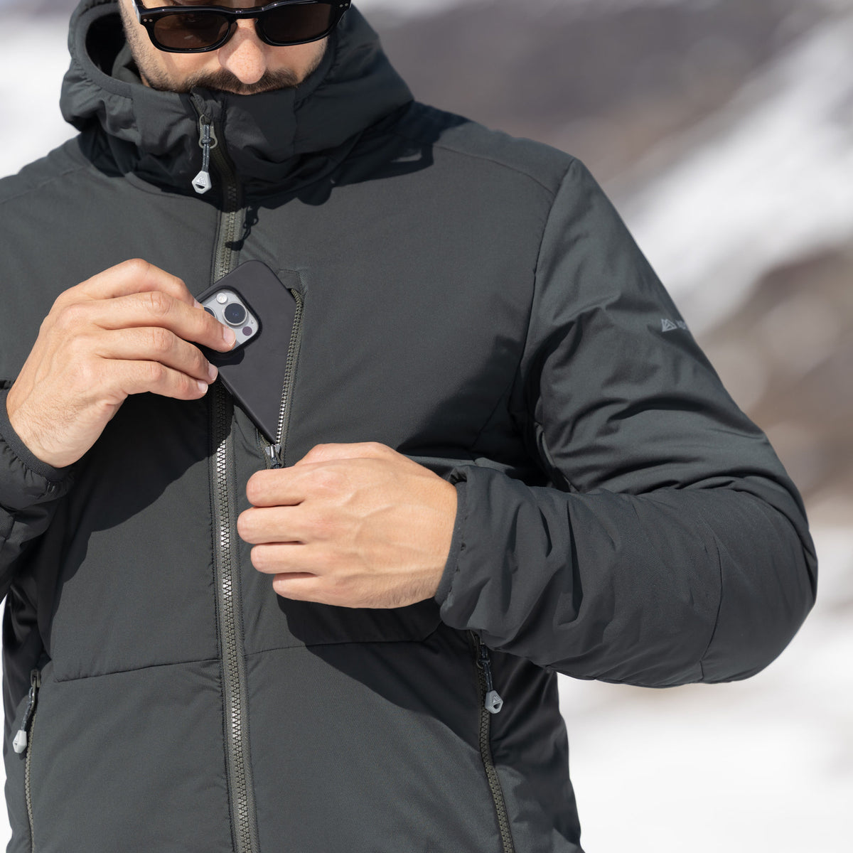 R3 Free Mountain IN Jacket Men | thyme leaves