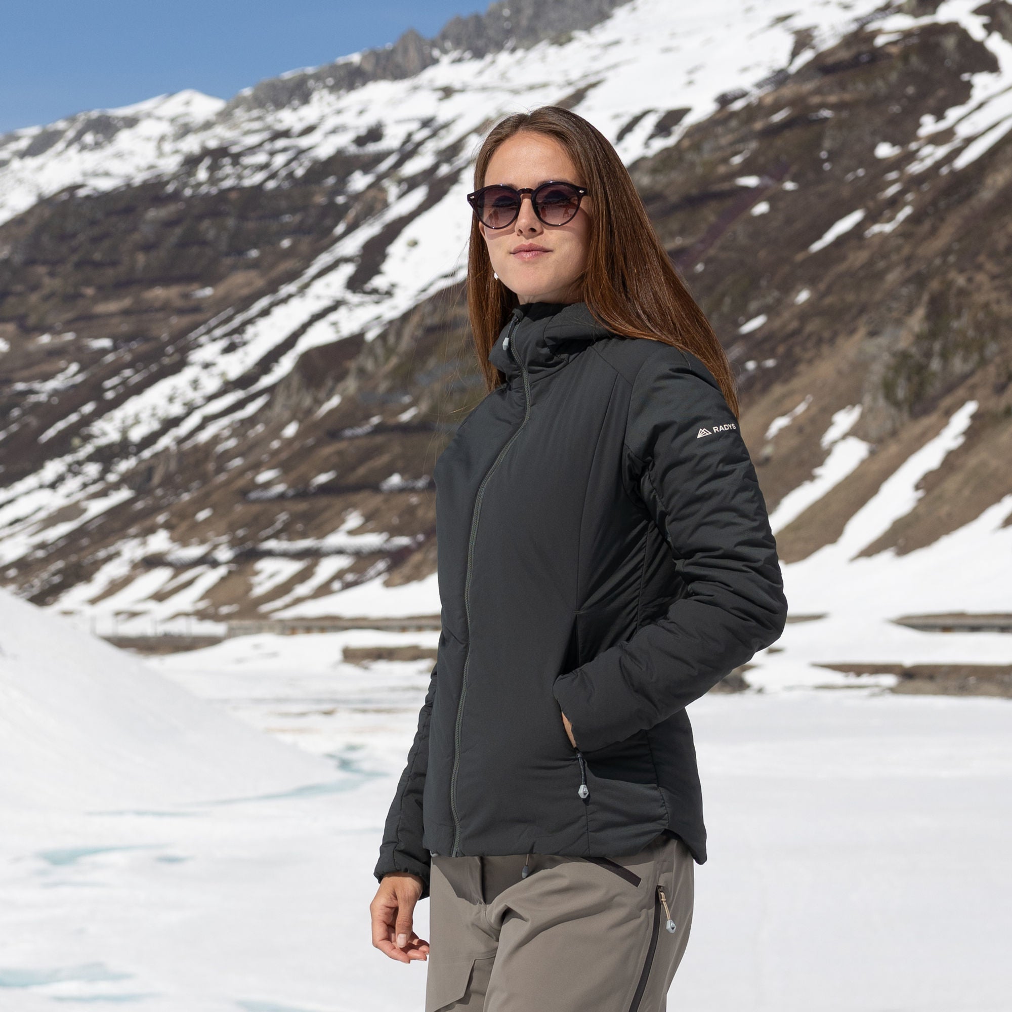 R3 Free Mountain IN Jacket Women | thyme leaves