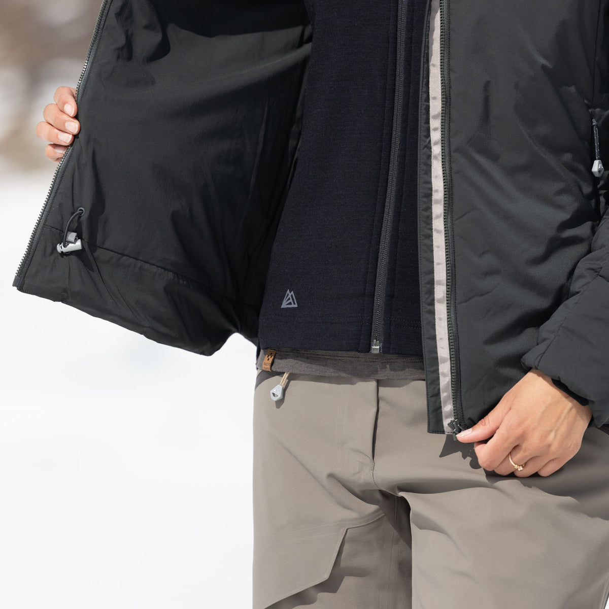 R3 Free Mountain IN Jacket Women | thyme leaves