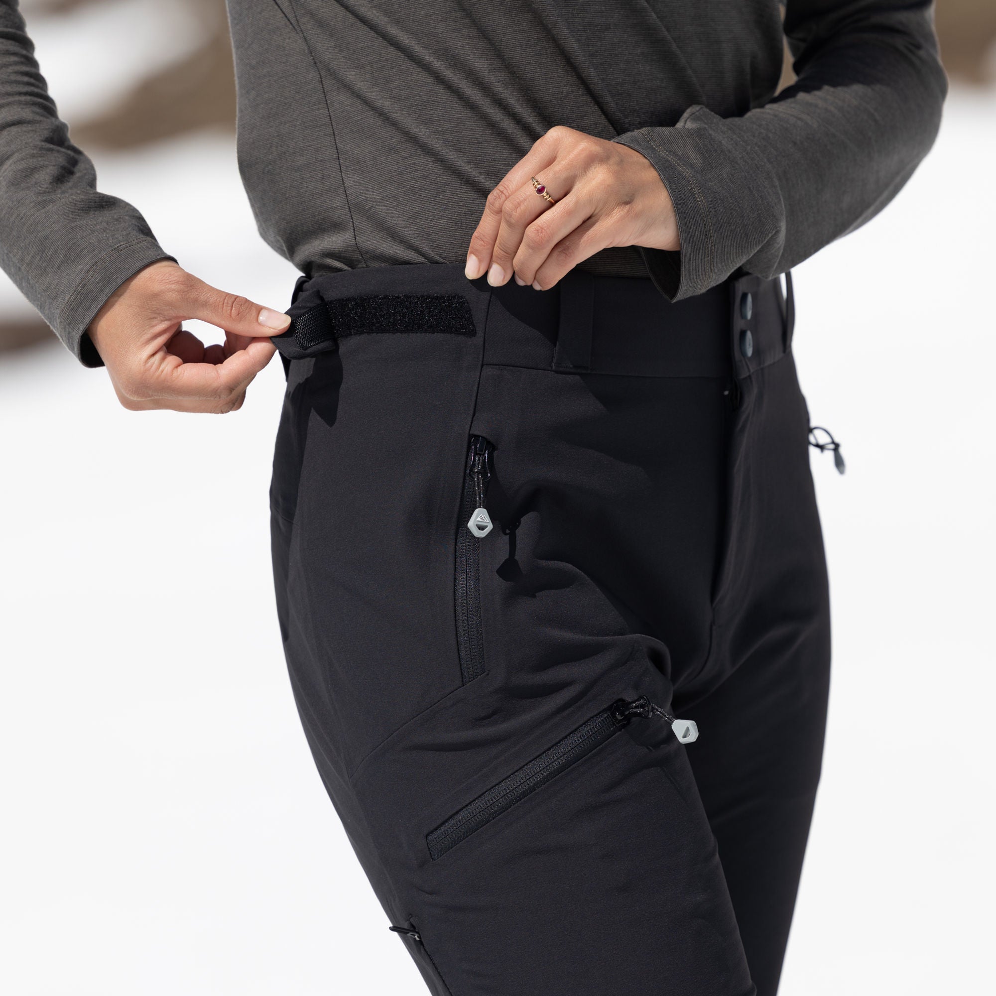 R2 Softshell Pants Women | black