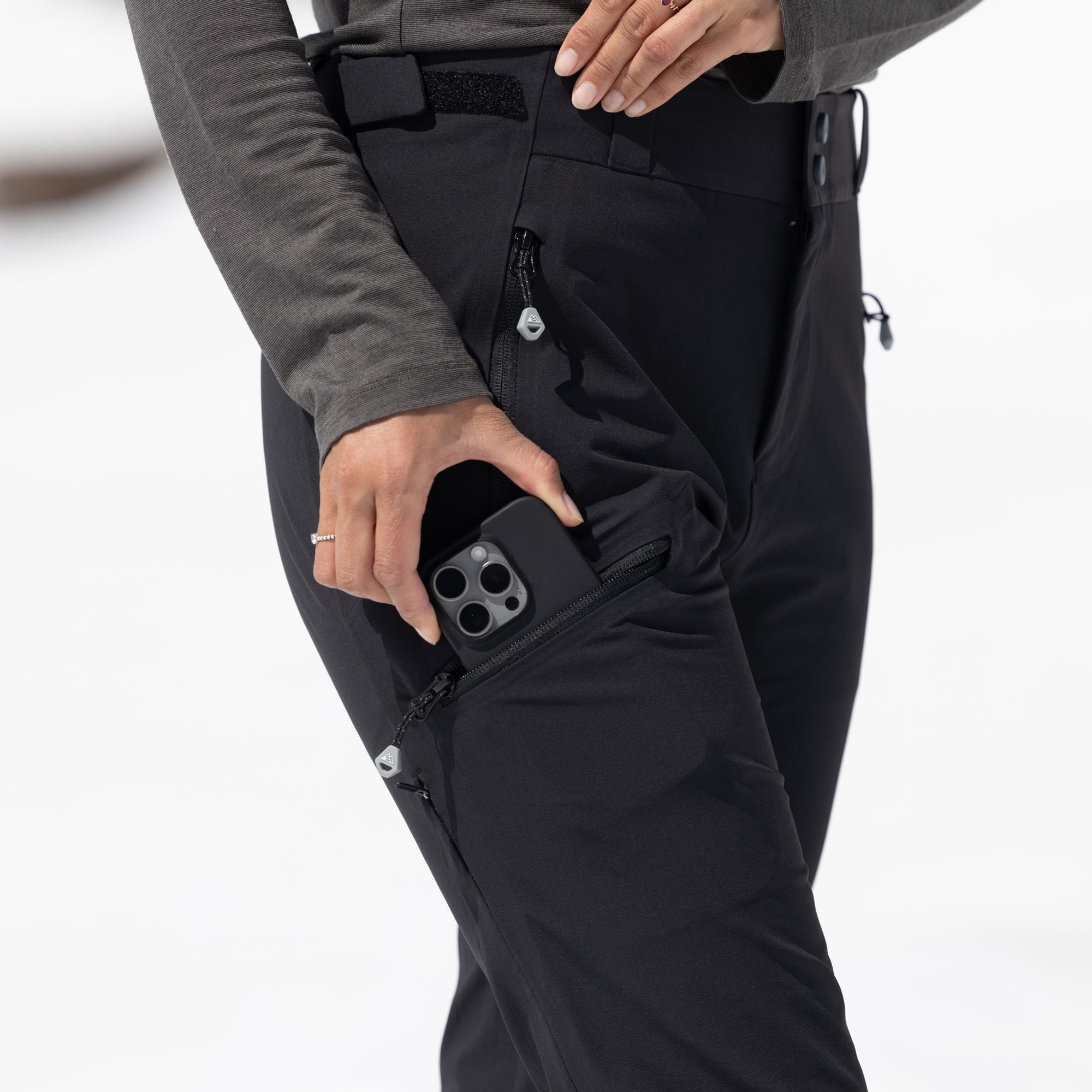 R2 Softshell Pants Women | black