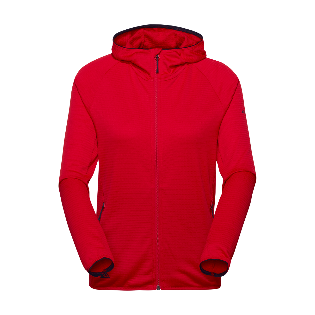 R4 Merino Waffle Hoody Jacket  Women | signal red